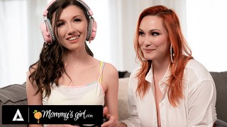 Busty Redhead MILF Seduced by Naughty Teen Cock