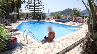 Public Beach Gangbang: Rough Anal and Cumshots